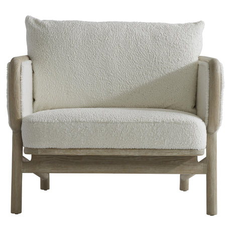Anders White/Cream Fabric Chair - Ornate Home