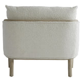 Anders White/Cream Fabric Chair - Ornate Home