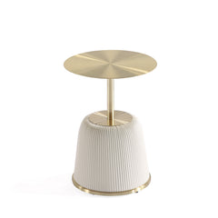 Anderson Coffee Table and End Table 1.0 in Cream (set of 2) - Ornate Home