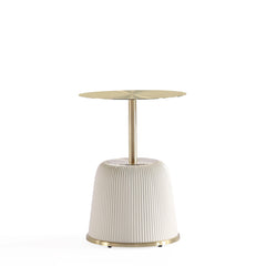 Anderson Coffee Table and End Table 1.0 in Cream (set of 2) - Ornate Home