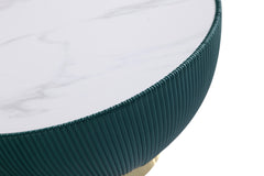 Anderson Coffee Table and End Table 1.0 in Green (set of 2) - Ornate Home