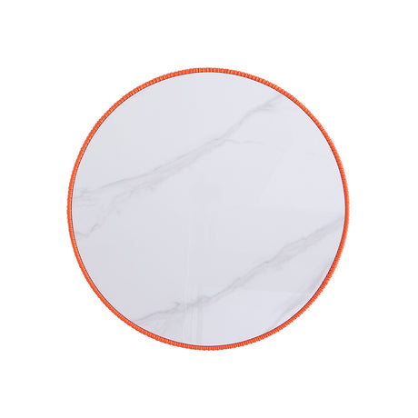 Anderson Coffee Table and End Table 1.0 in Orange (set of 2) - Ornate Home