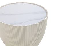 Anderson Coffee Table and End Table 2.0 in Cream (set of 2) - Ornate Home