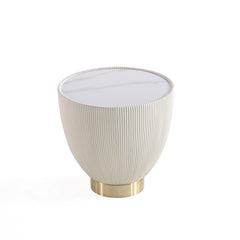 Anderson End Table 1.0 and End Table 2.0 in Cream (set of 2) - Ornate Home