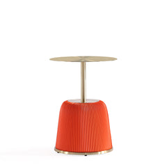 Anderson End Table 1.0 and End Table 2.0 in Orange (set of 2) - Ornate Home