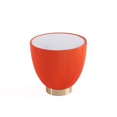 Anderson End Table 1.0 and End Table 2.0 in Orange (set of 2) - Ornate Home