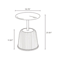 Anderson End Table 1.0 in Green - Ornate Home