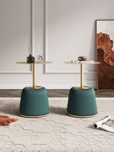 Anderson End Table 1.0 in Green (Set of 2) - Ornate Home
