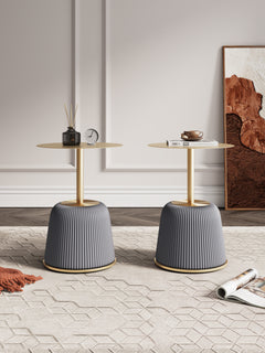 Anderson End Table 1.0 in Grey (set of 2) - Ornate Home