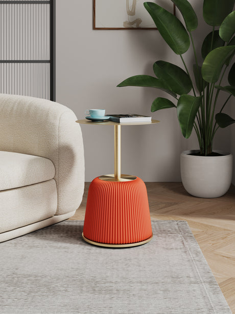 Anderson End Table 1.0 in Orange - Ornate Home
