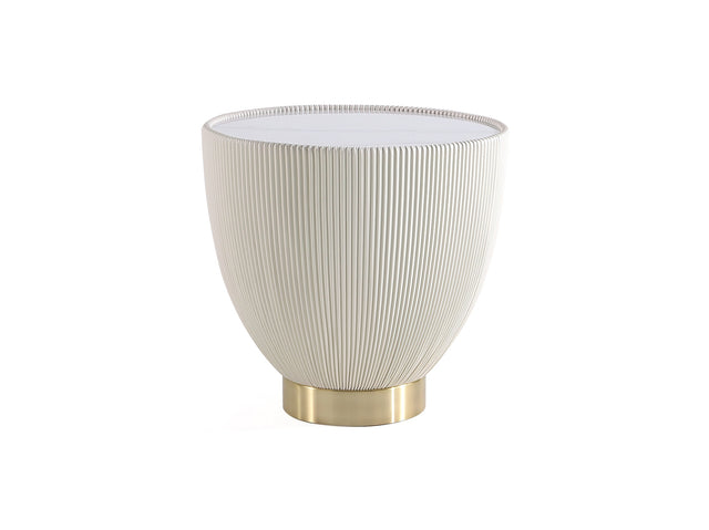 Anderson End Table 2.0 in Cream - Ornate Home