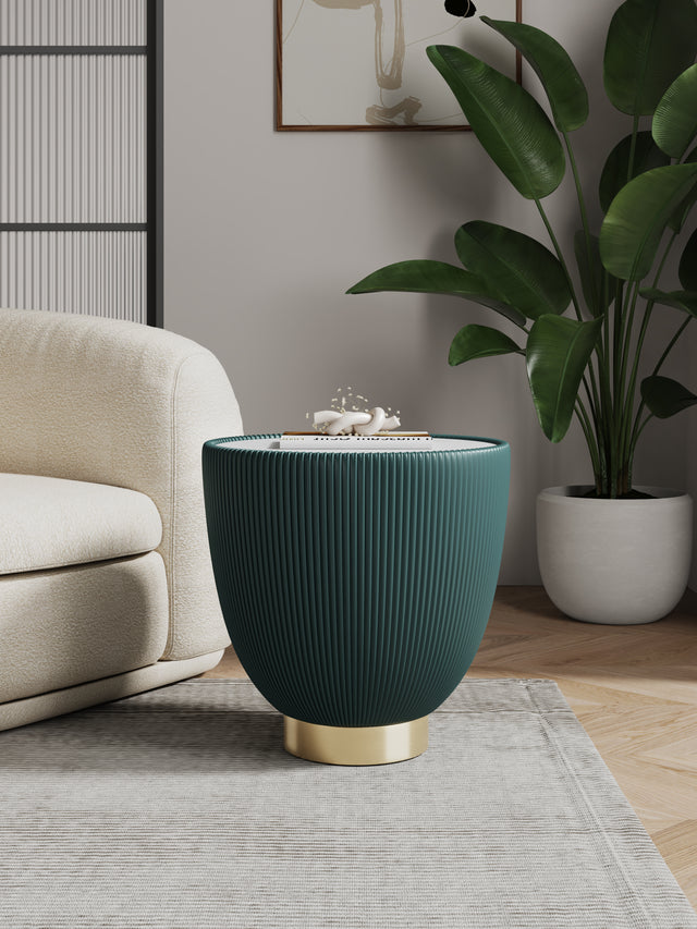 Anderson End Table 2.0 in Green - Ornate Home