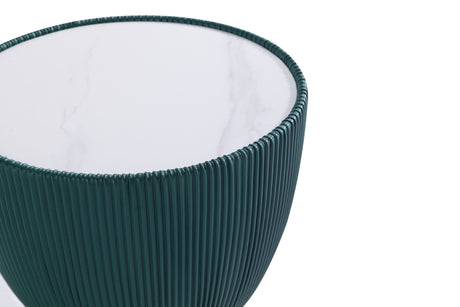 Anderson End Table 2.0 in Green (Set of 2) - Ornate Home