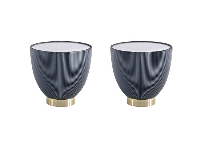 Anderson End Table 2.0 in Grey (Set of 2) - Ornate Home