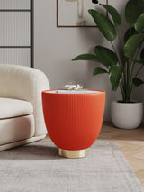 Anderson End Table 2.0 in Orange - Ornate Home