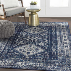 Andes Blue Area Rug - Ornate Home