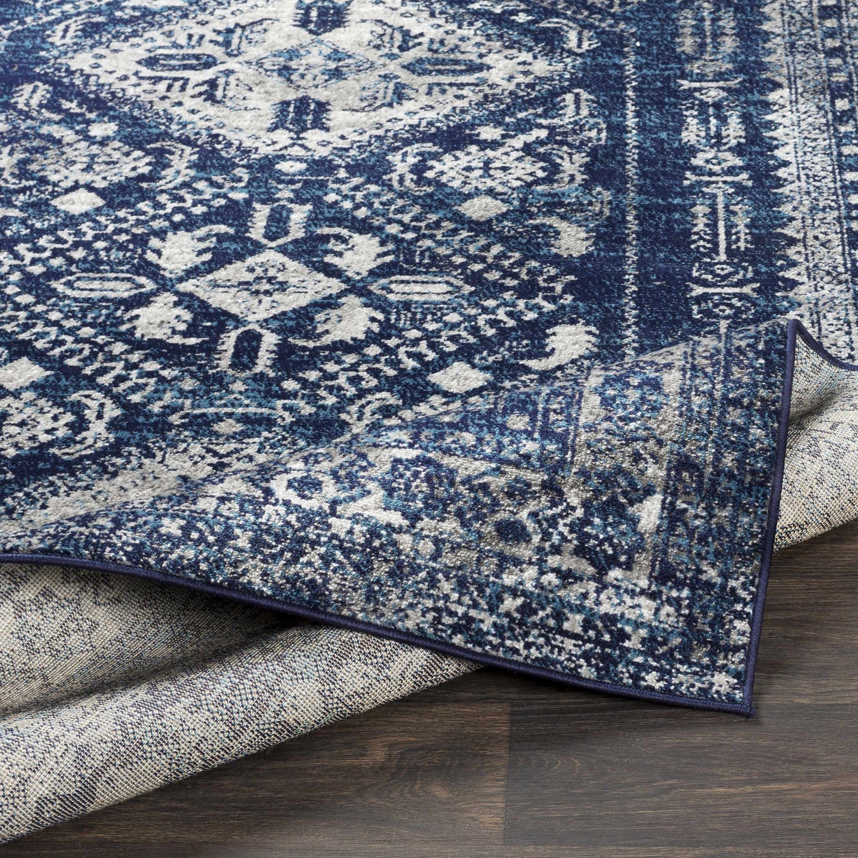 Andes Blue Area Rug - Ornate Home