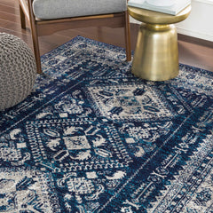 Andes Blue Area Rug - Ornate Home