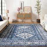 Andes Blue Area Rug - Ornate Home