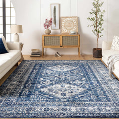 Andes Blue Area Rug - Ornate Home