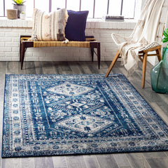 Andes Blue Area Rug - Ornate Home