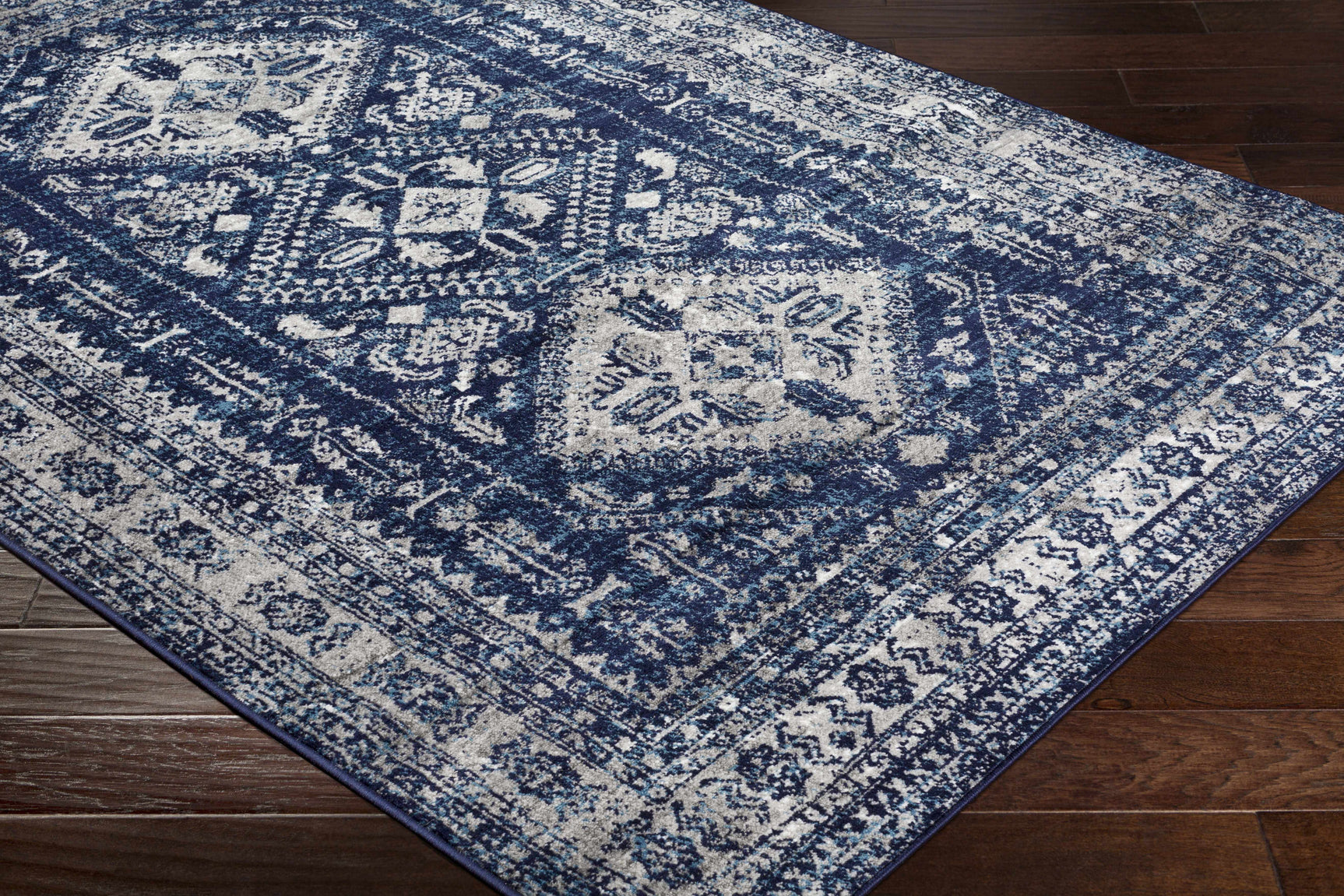Andes Blue Area Rug - Ornate Home