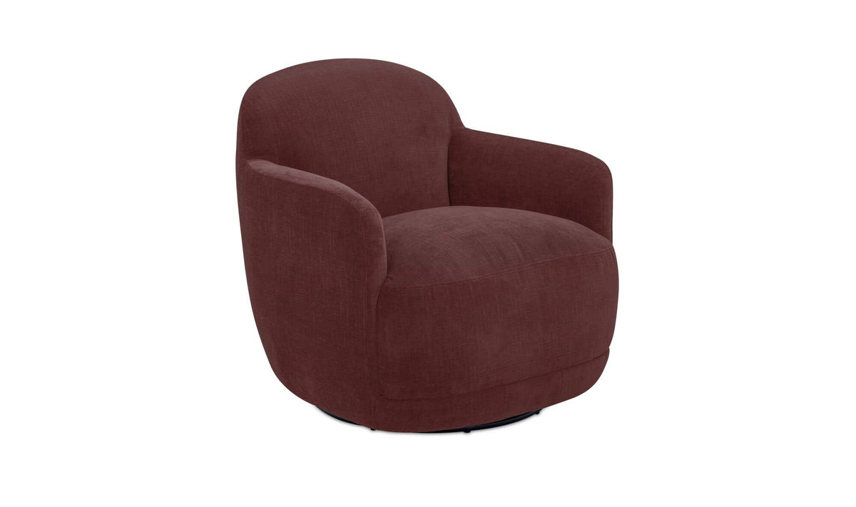 Andi Berry Swivel Chair - Ornate Home