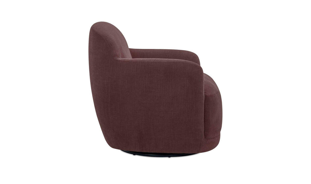 Andi Berry Swivel Chair - Ornate Home