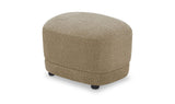 Andi Mellow Jute Ottoman - Ornate Home