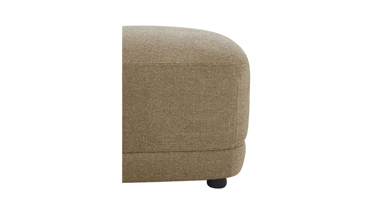 Andi Mellow Jute Ottoman - Ornate Home