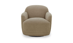 Andi Mellow Jute Swivel Chair - Ornate Home