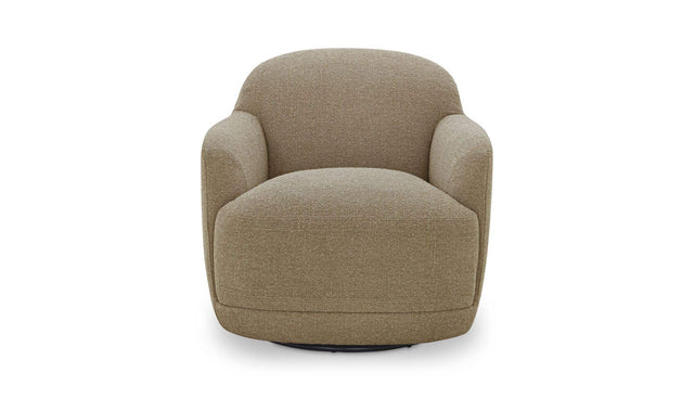Andi Mellow Jute Swivel Chair - Ornate Home