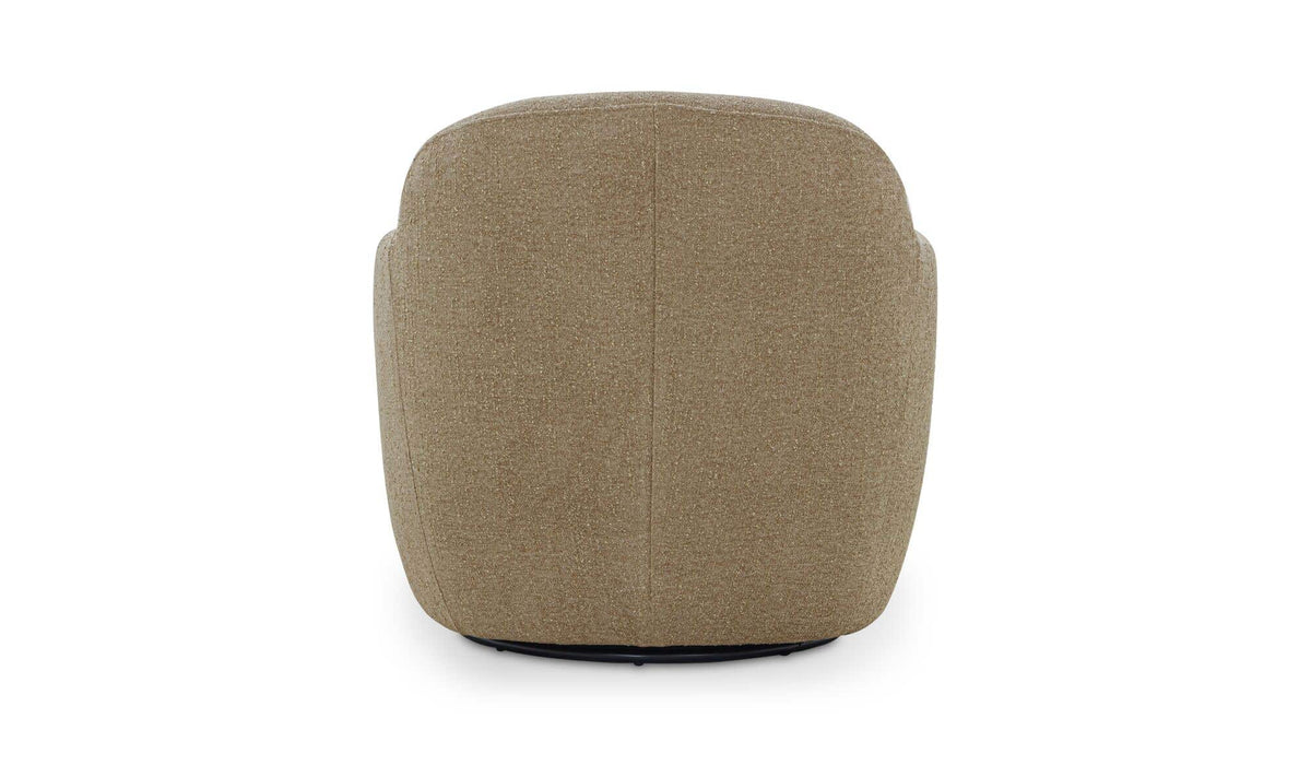 Andi Mellow Jute Swivel Chair - Ornate Home