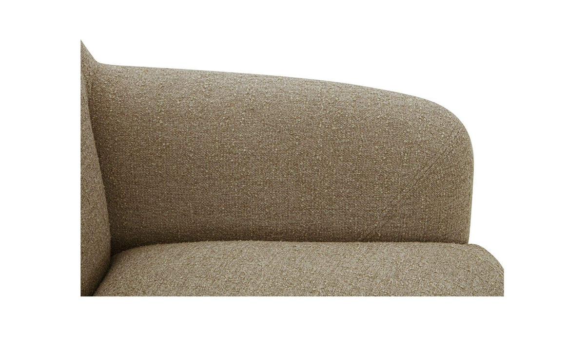 Andi Mellow Jute Swivel Chair - Ornate Home
