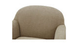 Andi Mellow Jute Swivel Chair - Ornate Home