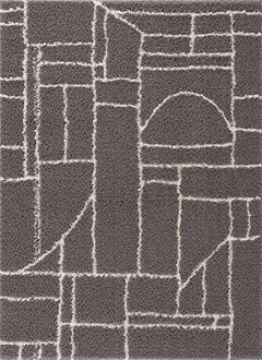 Andia Charcoal Area Rug - Clearance - Ornate Home