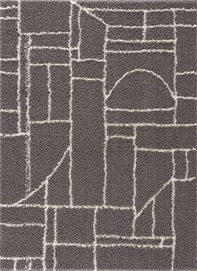 Andia Charcoal Area Rug - Clearance - Ornate Home