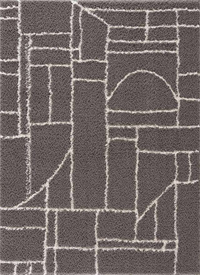 Andia Charcoal Area Rug - Clearance - Ornate Home