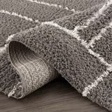 Andia Charcoal Area Rug - Clearance - Ornate Home