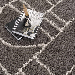 Andia Charcoal Area Rug - Clearance - Ornate Home