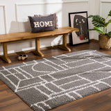 Andia Charcoal Area Rug - Clearance - Ornate Home