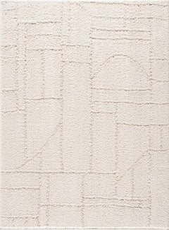 Andia Plush Grid Rug - Clearance - Ornate Home
