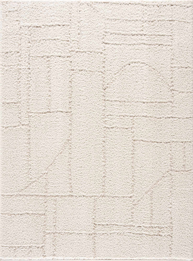 Andia Plush Grid Rug - Clearance - Ornate Home