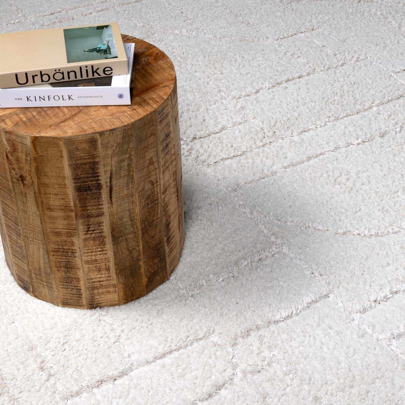 Andia Plush Grid Rug - Clearance - Ornate Home