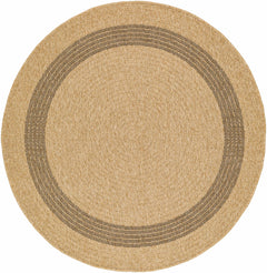 Andie Bordered Faux Jute Outdoor Rug - Clearance - Ornate Home
