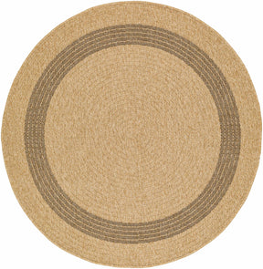Andie Bordered Faux Jute Outdoor Rug - Clearance - Ornate Home