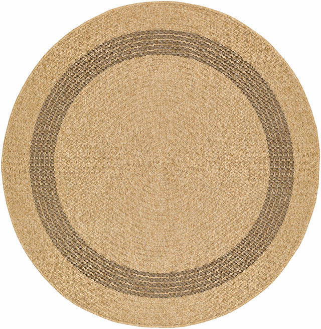 Andie Bordered Faux Jute Outdoor Rug - Clearance - Ornate Home