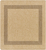 Andie Bordered Faux Jute Outdoor Rug - Clearance - Ornate Home