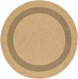Andie Bordered Faux Jute Rug - Ornate Home