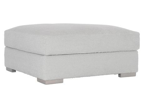 Andie Grey Fabric Bumper Ottoman - Ornate Home